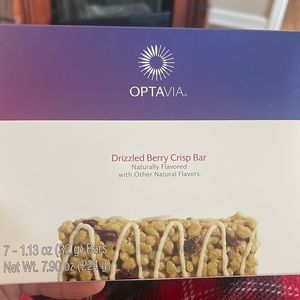 Drizzled Berry Crisp Bars